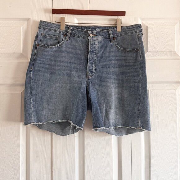 OG Straight Cut Off Denim Shorts - Picture 2 of 5